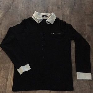 Men’s Button Up Sweater XL NEW